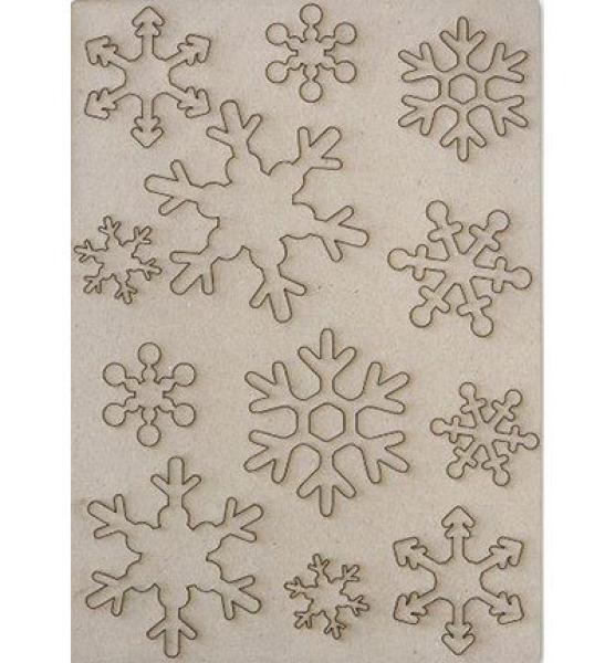 Chipboards Snowflakes Schneeflocken