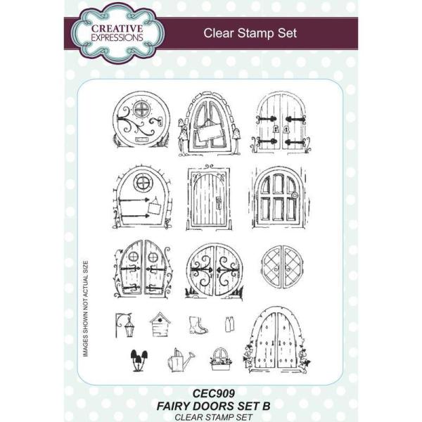 Clear Stamps Set Fairy Doors #CEC909