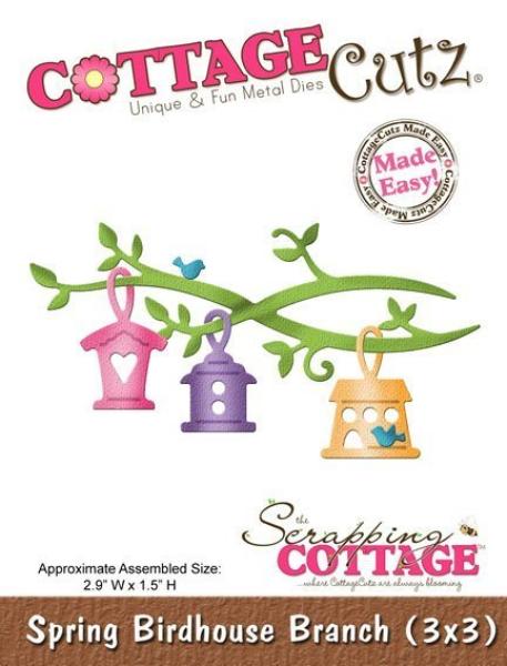 CottageCutz Spring Birdhouse Branch