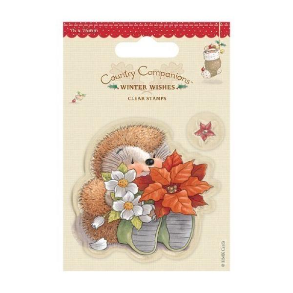 Country Companions Clear Stamp Poinsettia 907105