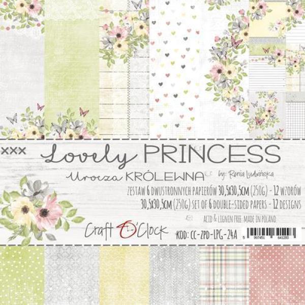 Craft O Clock Paper Pad 12x12 Lovely Princess