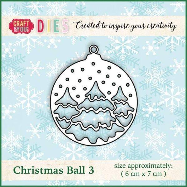 Craft & You Design Stanze Christmas Ball #CW012