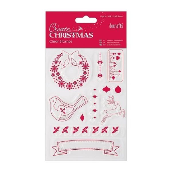 Create Christmas Clear Stamp Christmas Icons