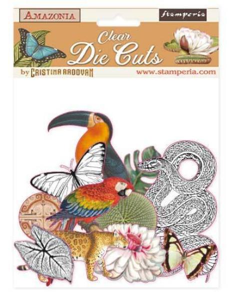 Stamperia Clear Die Cuts Assorted Amazonia #DFLDCP03