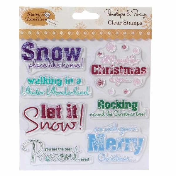 Daisy & Dandelion - Clear Stamps Xmas Greetings