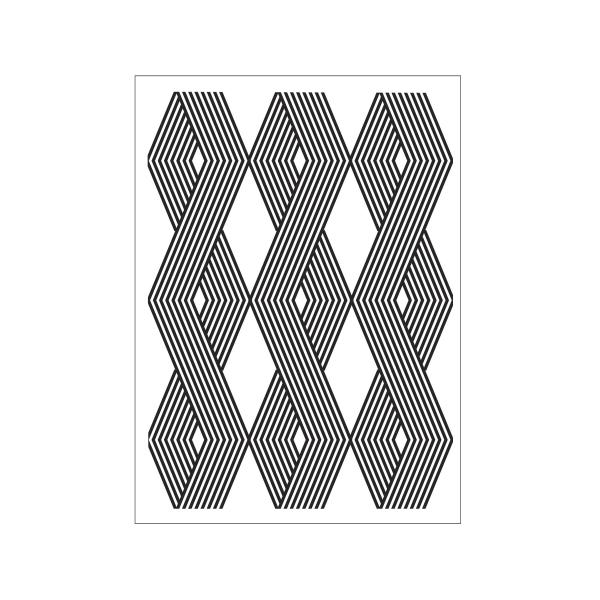 Darice Embossing Folder Vertical Cable Pattern #283