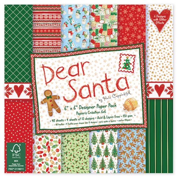 Dear Santa 6x6 FSC Paper Pack