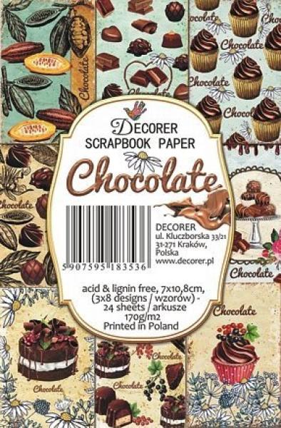 #58 Decorer Mini Scrapbook Paper Set Chocolate
