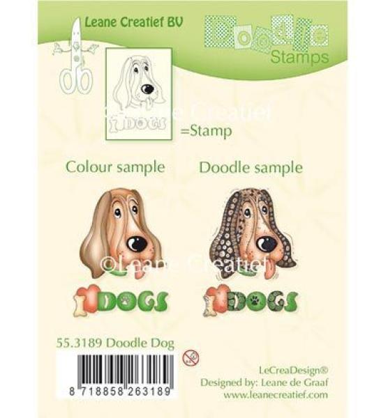 Leane Creatief Dog Doodle Stamp #55.3189