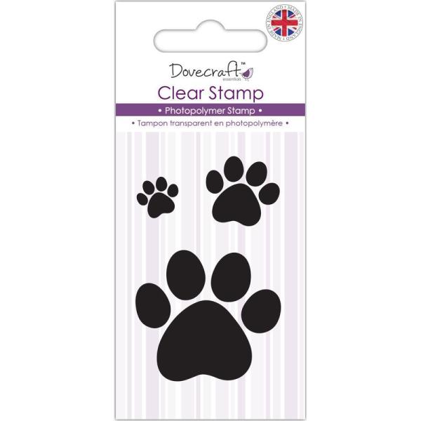 Dovecraft Clear Stamp Paw Prints