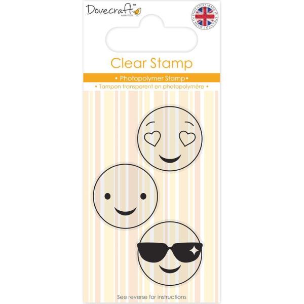 Dovecraft Clear Stamp Smiley Shades