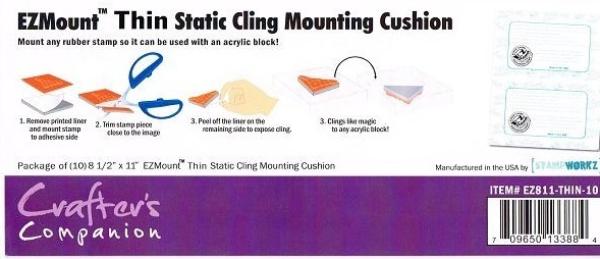 EZMount Static Cling Mounting Foam Thin