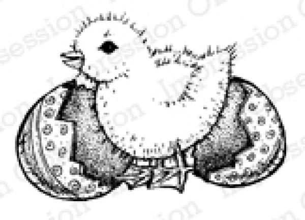 Impression Obsession Cling Stamp Easter Chick
