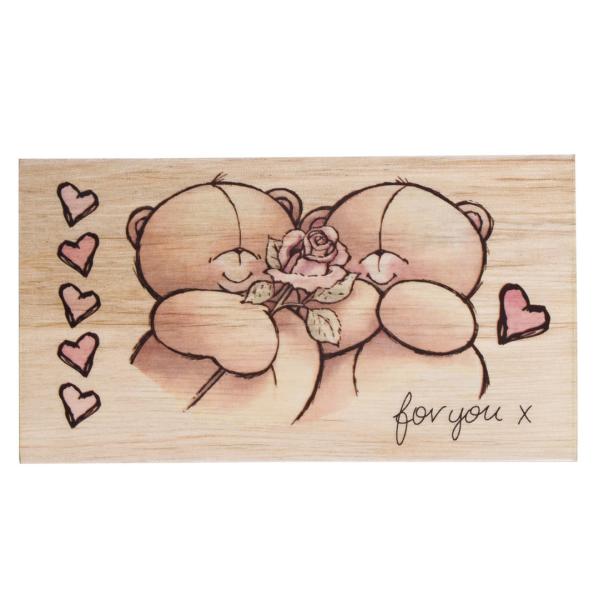 SALE Forever Friends - Wooden Stamp - Single Rose