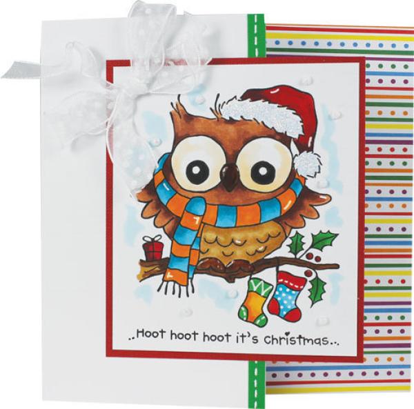 Woodware Clear Magic Christmas Hoot