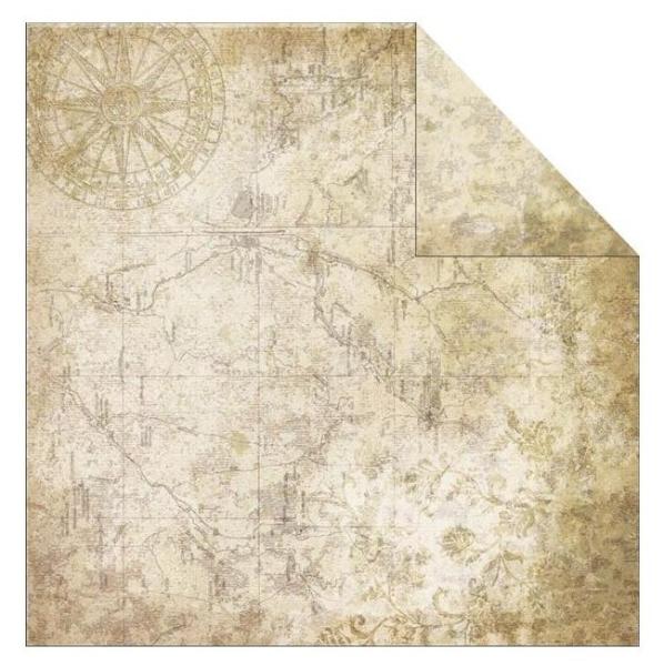 SET FabScraps 12x12 Paper Timeless Travel Compass