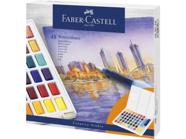 Faber-Castell Watercolour Paint Box (48pcs)