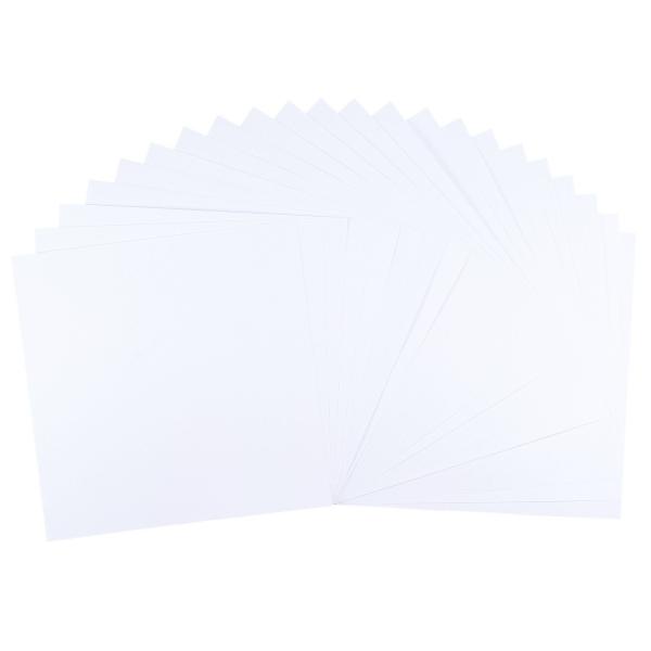 Florence 12x12 Cardstock Paper White