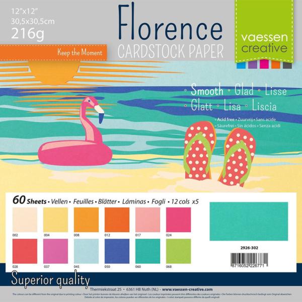 Florence 12x12 Cardstock Paper Summer