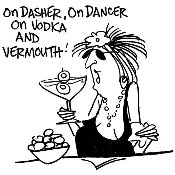 Gourmet Rubber Stamp On Vodka & Vermouth!