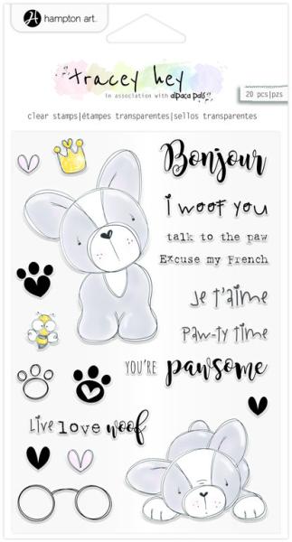 Hampton Art Clear Stamps Frenchie #SC0974