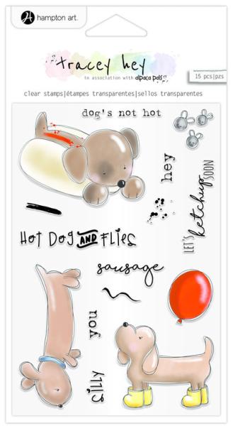 Hampton Art Clear Stamps Hot Dog #SC0975