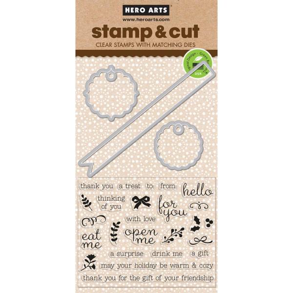 Hero Arts Stamp & Cuts Little Messages