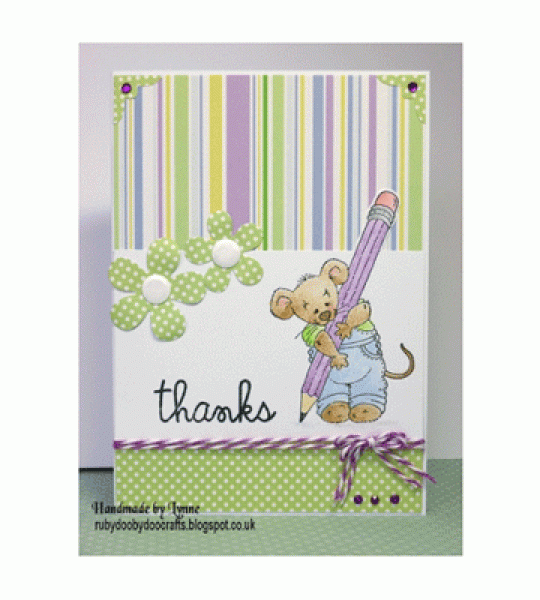 High Hopes Stamp Writing Mouse