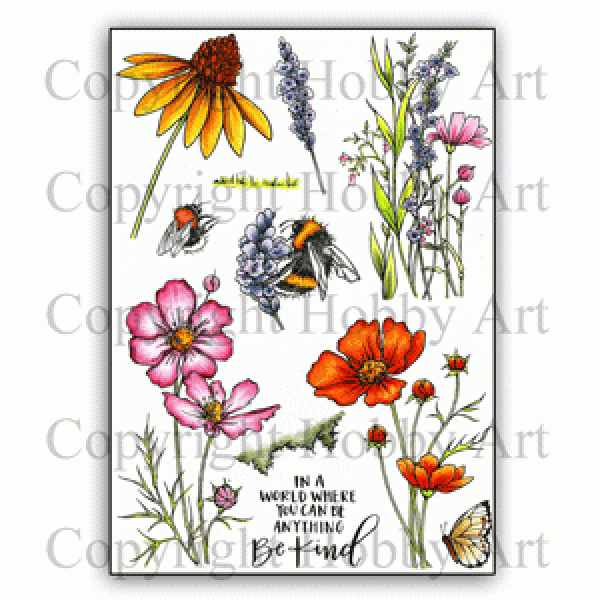 Hobby Art Clear Stamps Be Kind