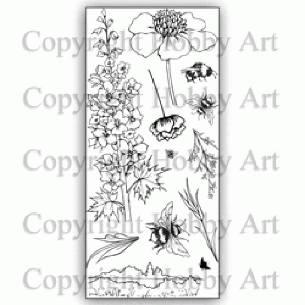 Hobby Art Clear Stamps Cottage Garden