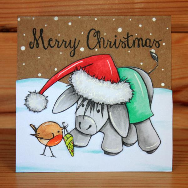 Hobby Art Clear Stamps Dudley Does Christmas