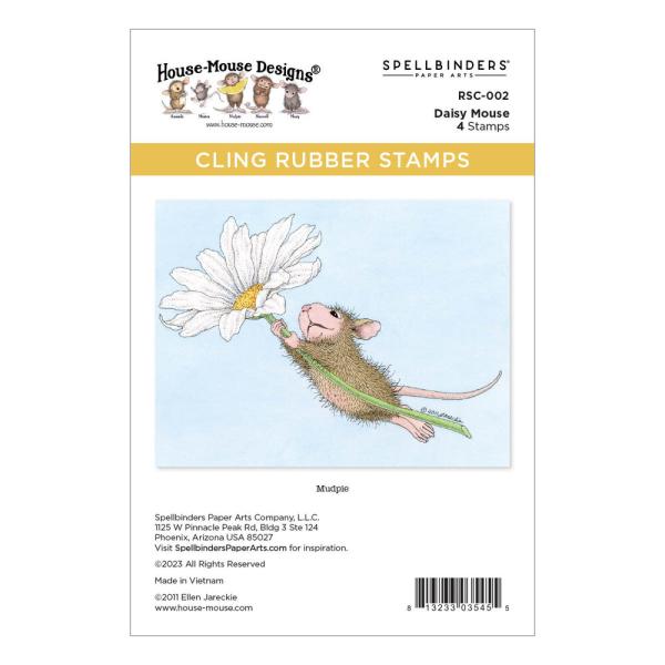 House Mouse Designs Cling Stamp Daisy Mouse RSC-002