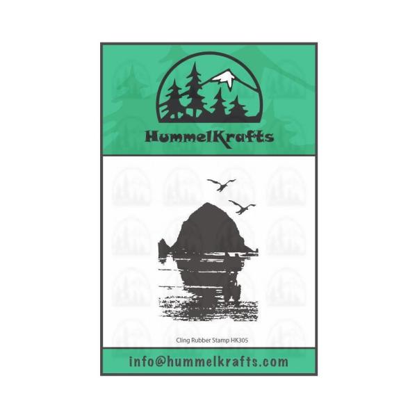 HummelKrafts Cling Rubber Stamps Haystack Rock
