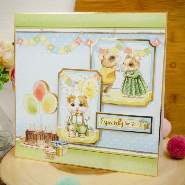 Hunkydory A Woodland Story Birthday Surprise Luxury Topper Collection