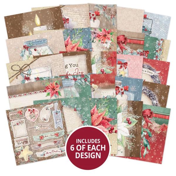Hunkydory The Little Square Book of Deck the Halls LBSQ147