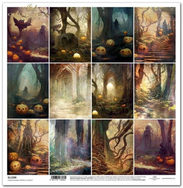 ITD Collection 12x12 Sheet Halloween #1206
