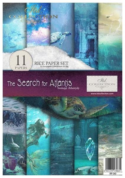 ITD Collection A4 Rice Paper Creative Set The Search for Atlantis