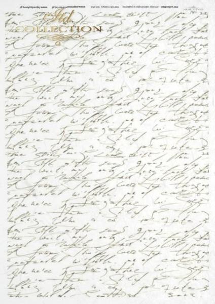 ITD A4 Rice Paper Old Letter R0054