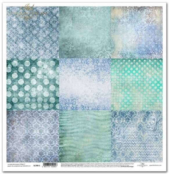 ITD Collection 12x12 Sheet Four Elements Water #0700