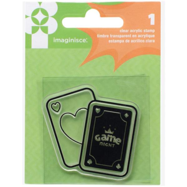 Imaginisce Clear Acrylic Stamp Playing Cards