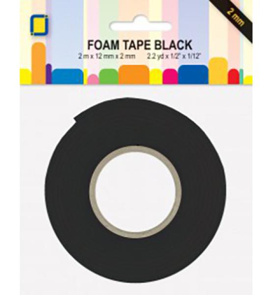 JeJe Foam Tape Black 2mm #33022