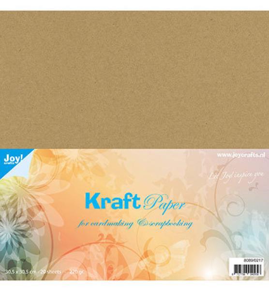 JoyCraft Kraft Papier 12x12 Paper Pack