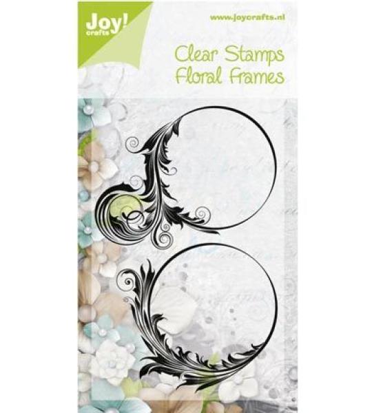 Joy!Crafts Clear Stamp Floral Frames #2