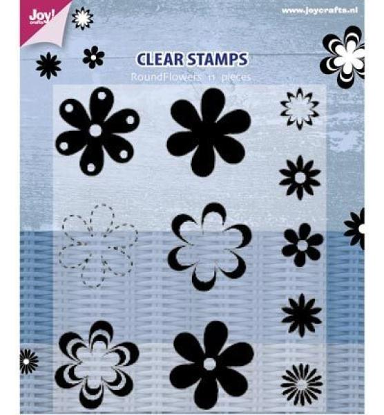 Joy!Crafts Clear Stamp Set Rund Blüten