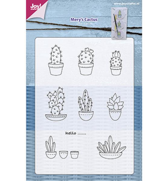 JoyCrafts Clear Stamps Mery's Cactus