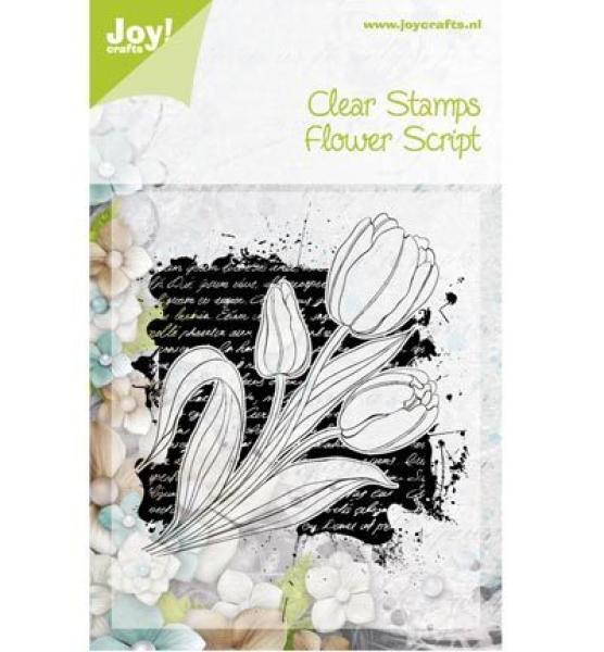 Joy!Crafts Clearstamp - Flower Script