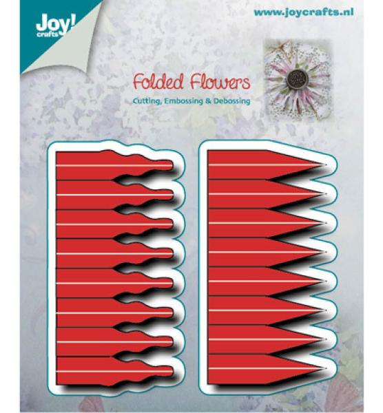 Joy!Crafts Präge- und Stanzschablone Folded Flowers