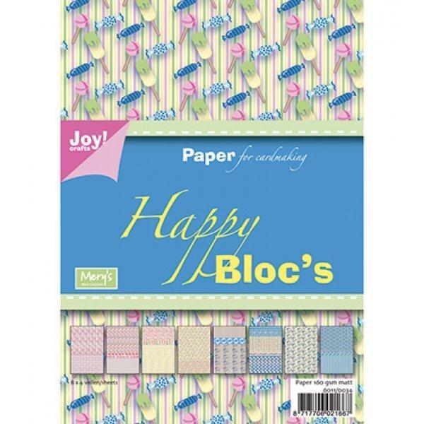Joy Crafts A5 Paper Bloc Happy Sweet