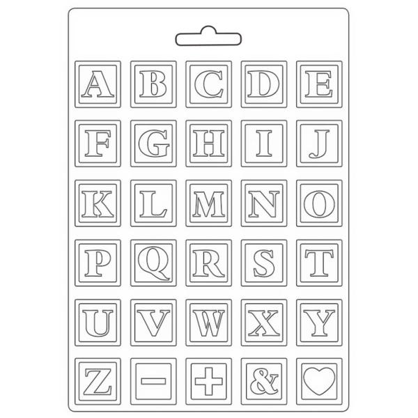 Stamperia A4 Mould DayDream Alphabet #532