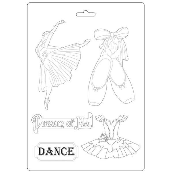Stamperia A4 Soft Mould Passion Dancer #493